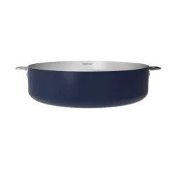 Cookut Cuisson Sur Plaque|Sauteuses^Sauteuse inox La Merveilleuse 28 cm myrtille + livre offert