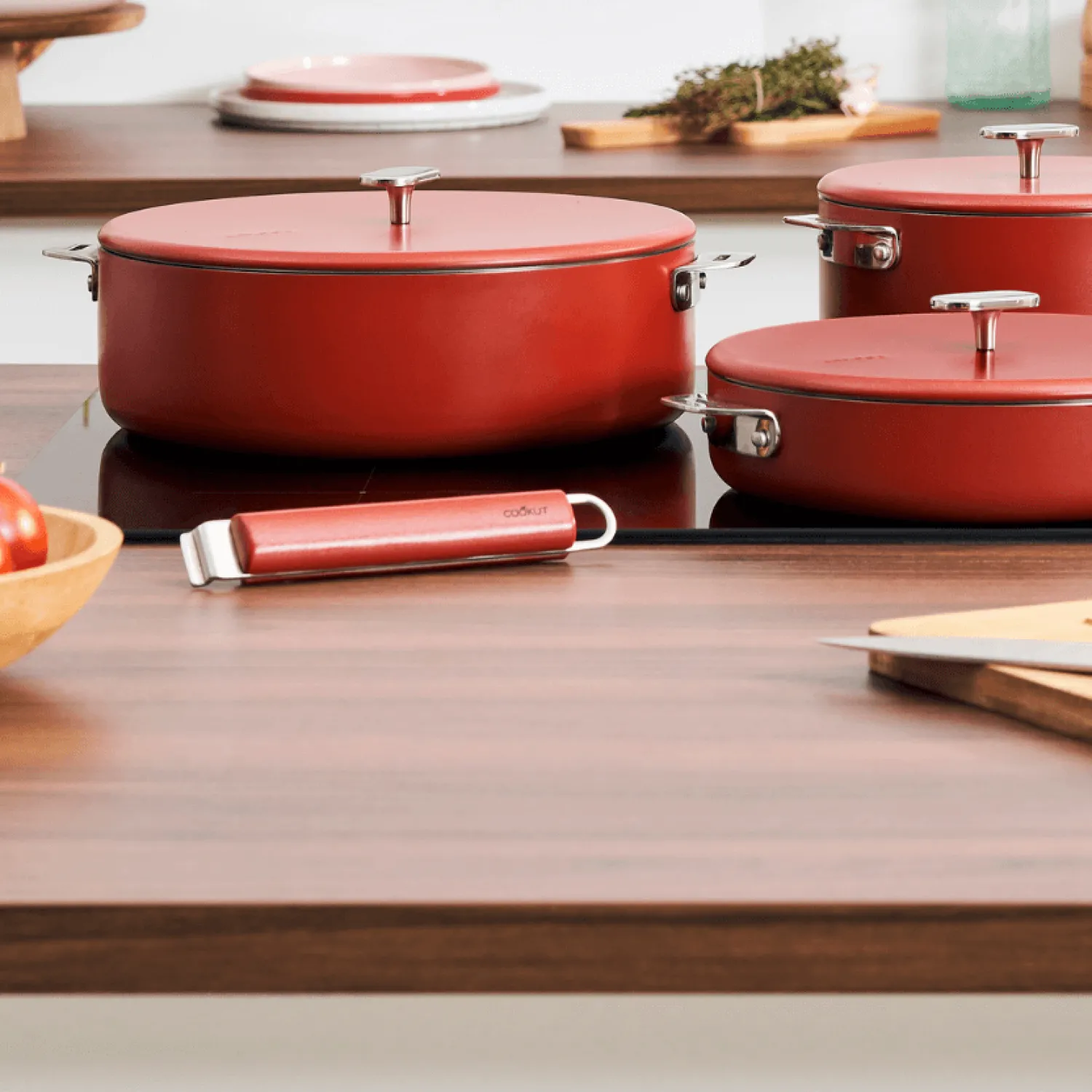 Cookut Cuisson Sur Plaque|Sauteuses^Sauteuse inox La Merveilleuse 28 cm passion + livre offert