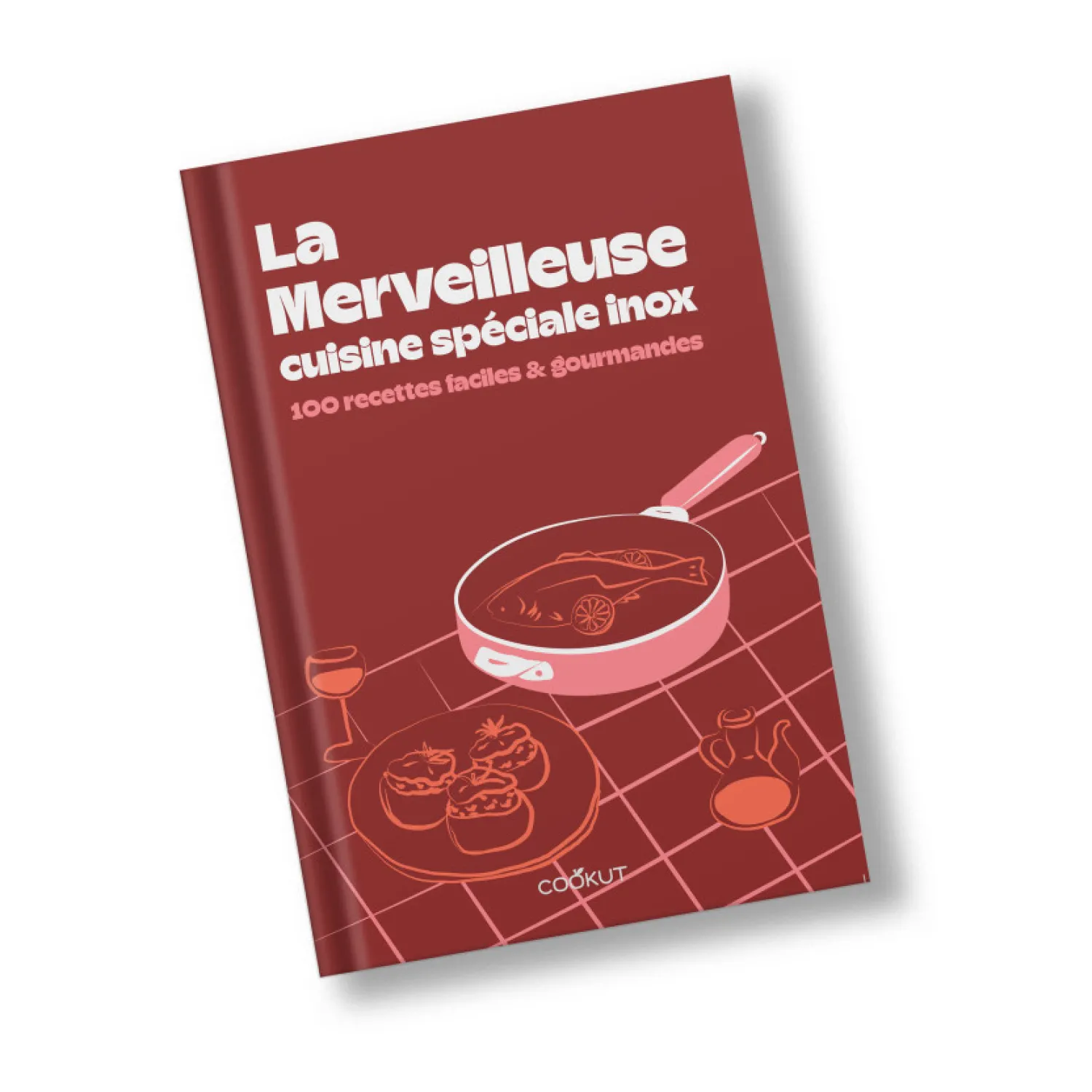 Cookut Cuisson Sur Plaque|Sauteuses^Sauteuse inox La Merveilleuse 28 cm guimauve + livre offert