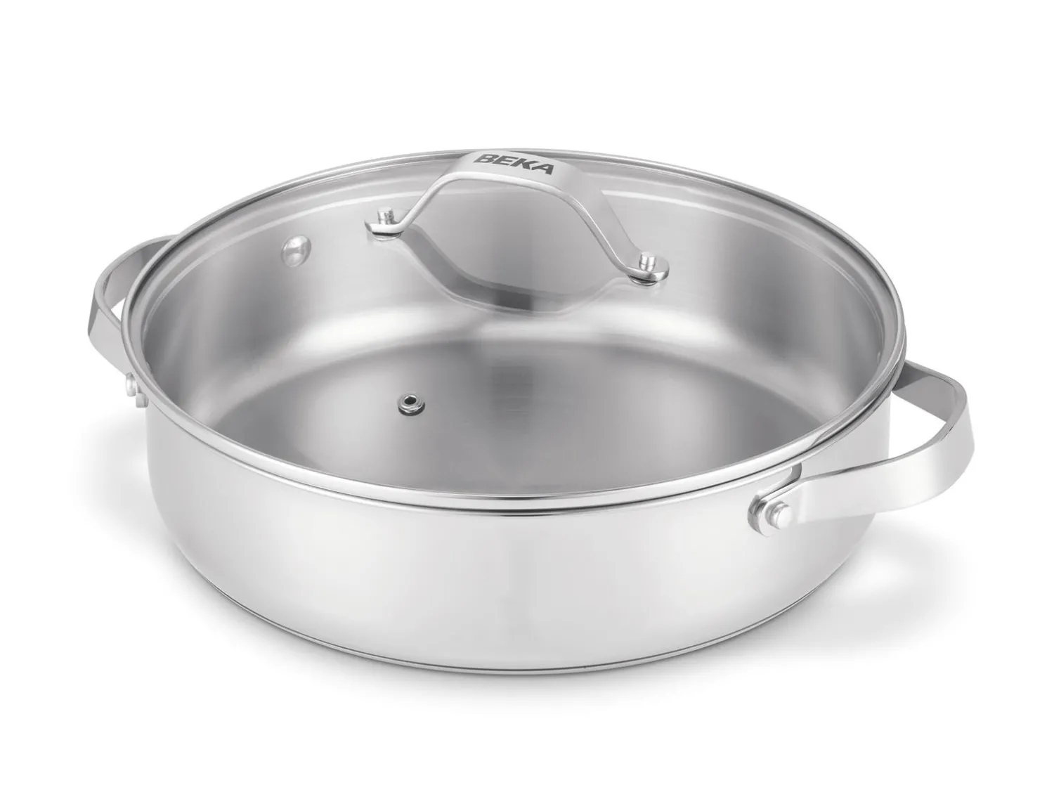 Beka Cuisson Sur Plaque|Sauteuses^Sauteuse inox sans PFAS et couvercle Cicla 28 cm -