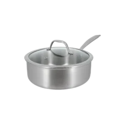 Menastyl Cuisson Sur Plaque|Sauteuses^Sauteuse inox sans PFAS Triply 24 cm -