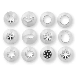 Alice Delice Poches & Douilles^Set de 12 douilles en inox - Alice Délice