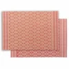 Winkler Linge De Cuisine^Set de table Kadra Naturel rouge 33x45 cm -