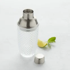 Point Virgule Mixologie Et Oenologie^Shaker en verre et acier inoxydable 400ml -