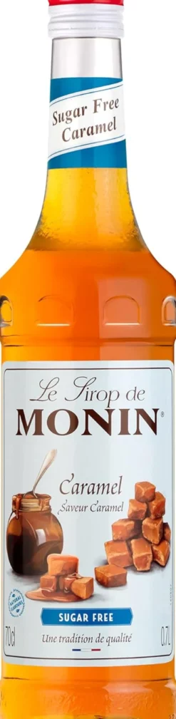 Monin Sirops|Sirops Monin^Sirop Caramel sans sucre 70 cl -