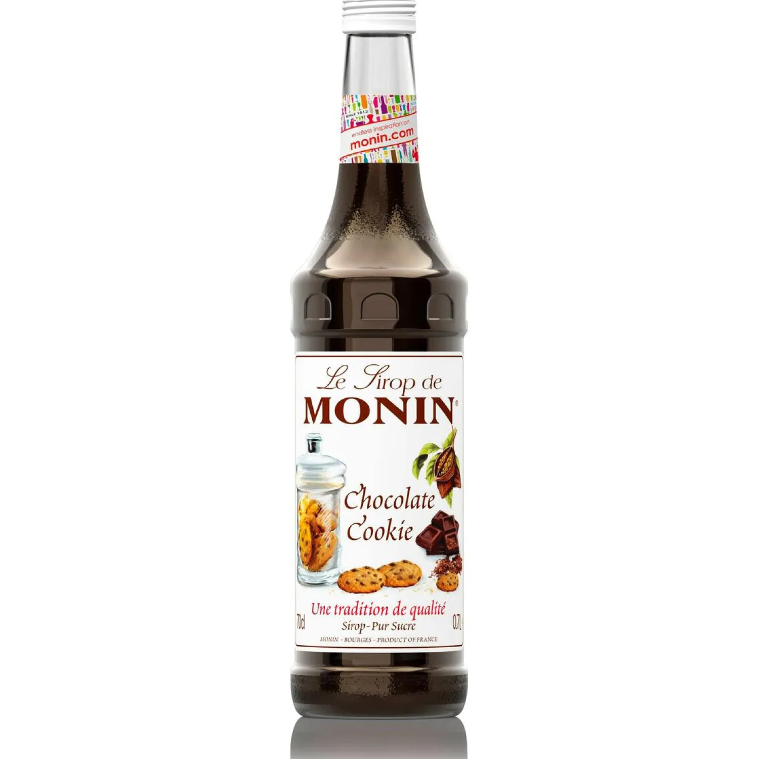 Monin Sirops|Sirops Monin^Sirop Chocolat cookie 70 cl -