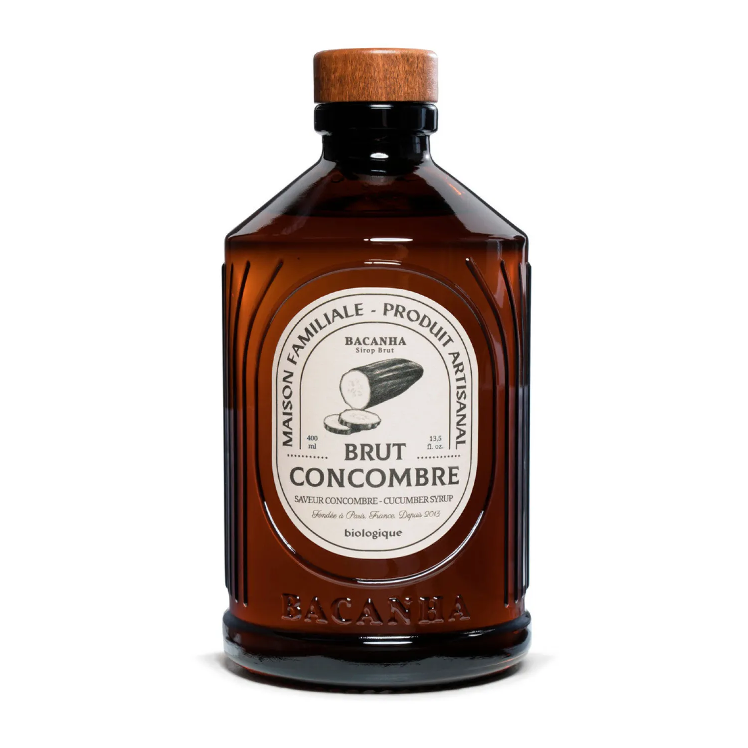 Bacanha Sirops Bacanha|Sirops^Sirop Concombre bio 400 ml Brut -