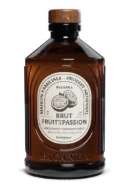 Bacanha Sirops|Sirops Bacanha^Sirop Fruit de la passion bio 400 ml Brut -