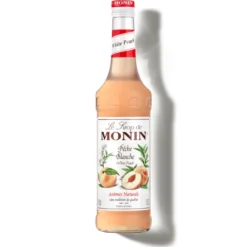 Alice Delice Sirops|Sirops Monin^Sirop Pêche blanche 70 cl - Monin
