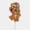 Belfine Chocolat|Sucre Et Confiserie^Sucette chocolat lait lapin de Pâques Pablo 25g -