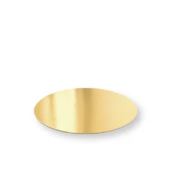 Alice Delice Support, Transport^5 supports à gâteaux ronds dorés 20 cm