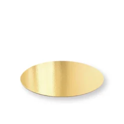 Alice Delice Support, Transport^5 supports à gâteaux ronds dorés 22 cm