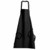 Winkler Linge De Cuisine^Tablier noir en coton recyclé -