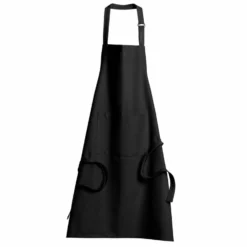 Winkler Linge De Cuisine^Tablier noir en coton recyclé -
