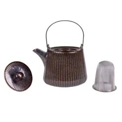 Table passion Thés Et Infusions^Théière en grés noir 1 l Tiao -
