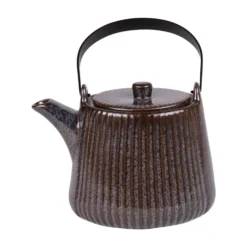 Table passion Thés Et Infusions^Théière en grés noir 1 l Tiao -