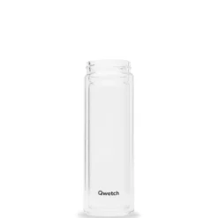 Qwetch Repas Nomade^Théière verre double paroi inox 430 ml -