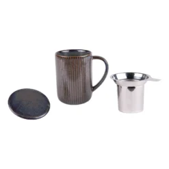 Table passion Vaisselle|Mug, Tasses Et Bols^Tisanière 470 ml Tiao noir -