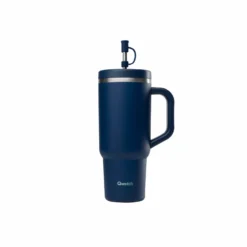 Qwetch Repas Nomade^Travel cup isotherme Bleu nuit 900 ml -