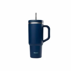 Qwetch Repas Nomade^Travel cup isotherme Bleu nuit 900 ml -