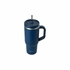 Qwetch Repas Nomade^Travel cup isotherme Bleu nuit 900 ml -