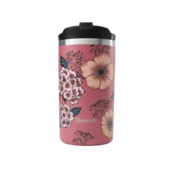 Qwetch Repas Nomade^Travel mug isotherme Anémone 350 ml -