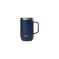 Qwetch Repas Nomade^Travel mug isotherme avec anse bleu 470 ml -