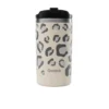 Qwetch Repas Nomade^Travel mug isotherme Leopard Sable 350 ml -
