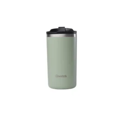Qwetch Repas Nomade^Travel mug isotherme vert tilleul - 350 ml -