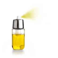 Ibili Ustensiles À Vinaigrette^Vaporisateur à huile 180 ml verre et acier -