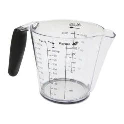 Alice Delice Verre Doseur Et Jigger|Ustensiles De Mesure^Verre doseur en plastique 500 ml avec poignée - Alice Délice