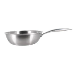 Menastyl Cuisson Sur Plaque|Casseroles^Wok inox sans PFAS Triply 28 cm -